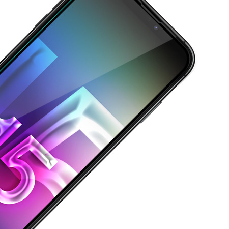 3mk HardGlass Max Lite - Gehärtetes Glas für iPhone 15 Pro Max (Schwarz)
