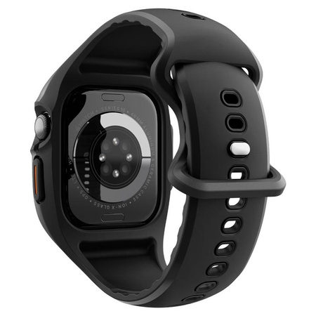 Spigen Liquid Air Pro - Bracelet avec étui pour Apple Watch 10 46 mm (Noir mat)