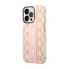 Karl Lagerfeld Mono Vertical Stripe - Coque iPhone 14 Pro Max (rose)