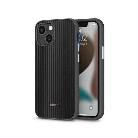 Moshi Arx Slim Hardshell Case - iPhone 13 mini MagSafe Case (Mirage Schwarz)