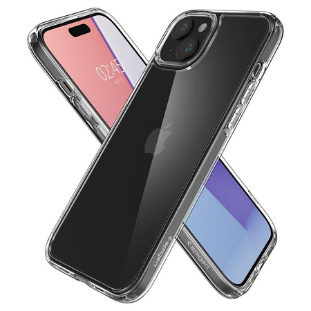 Spigen Ultra Hybrid - Coque pour iPhone 15 (Transparent)