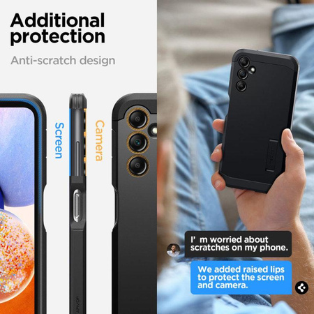 Spigen Tough Armor - Etui pour Samsung Galaxy A14 5G (Noir)