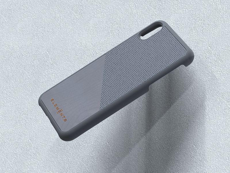 Nordic Elements Original Hel - Coque en bois pour iPhone Xs Max (Gris moyen)