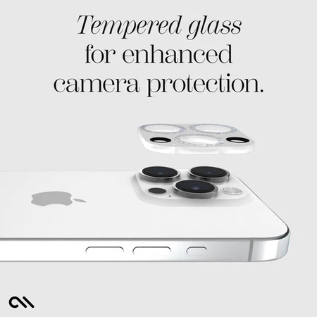 Case-Mate Sparkle Lens Protector - Camera Protection Glass for iPhone 15 Pro / iPhone 15 Pro Max (Twinkle)