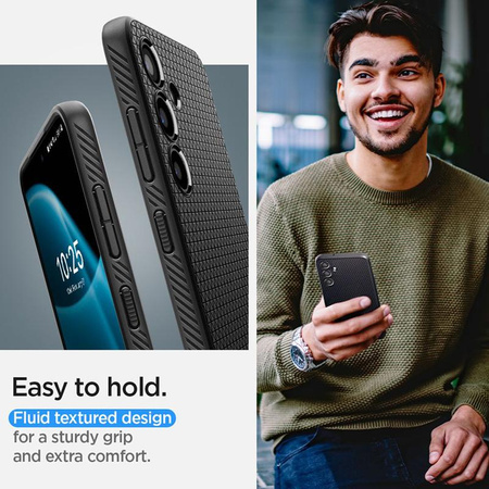 Spigen Liquid Air - Etui pour Samsung Galaxy S24 (Noir mat)