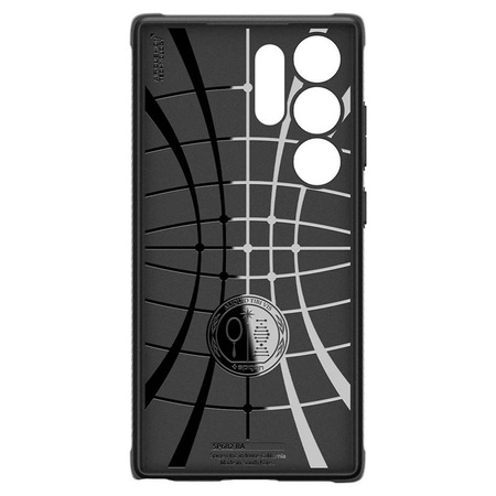 Spigen Rugged Armor - Étui pour Samsung Galaxy S24 Ultra (Noir mat)