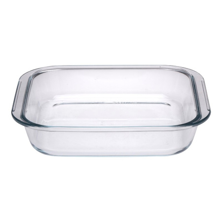 Alpina – Ofenfeste Glasform 25,5 x 23 x 5 cm, 1,8 l