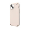 Speck Presidio2 Pro Magsafe - Coque iPhone 15 (Bleached Bone / Heirloom Gold / Hazel Brown)