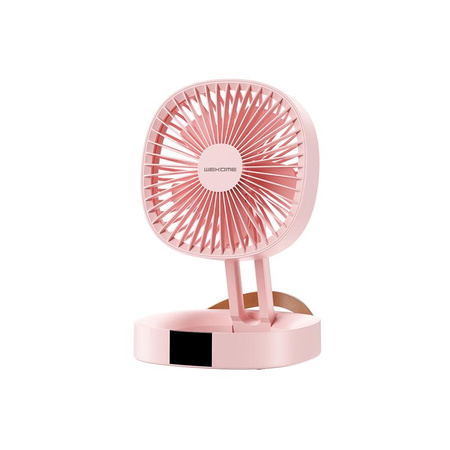 WEKOME WT-F23 - 2000mAh Wireless Desk Fan (Pink)