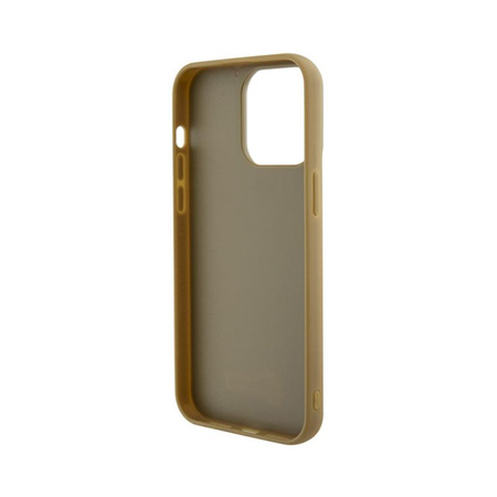 Guess Disco Metal Script - iPhone 15 Pro Max Case (Gold)