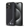 BMW Perforated Twisted Line MagSafe - iPhone 15 Pro Case (noir)