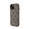 Guess 4G Metal Gold Logo - iPhone 15 Case (brown)