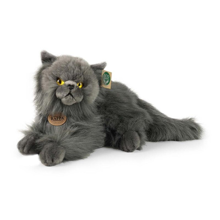 PLUS MASCOTA GRAY PERSIAN CAT 30 CM, Realistic Cat, Soft, ECO