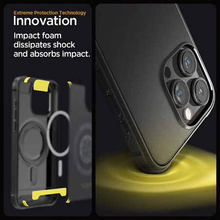 Spigen Rugged Armor MagSafe - pouzdro pro iPhone 15 Pro Max (matně černé)