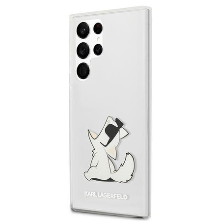 Karl Lagerfeld Choupette Fun  - Etui Samsung Galaxy S22 Ultra (przezroczysty)
