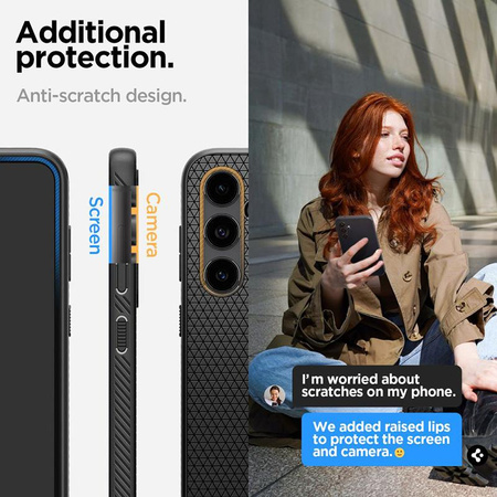 Spigen Liquid Air - Gehäuse für Samsung Galaxy S23 FE (Abyss Grün)