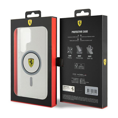 Ferrari IML Transp Inner Circle Line MagSafe - pouzdro pro Samsung Galaxy S24 Ultra (průhledné)