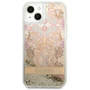 Guess Liquid Glitter Paisley - Case für  iPhone 13 mini (Golden)