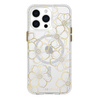 Case-Mate Floral Gems MagSafe - iPhone 15 Pro Max Tasche (Gold)