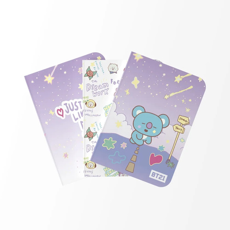 BT21 - Set of A6 KOYA notebooks (3 pieces)