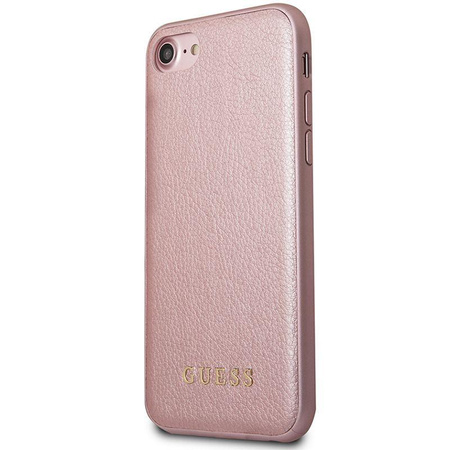 Guess Iridescent - pouzdro pro iPhone 8 / 7 (růžové zlato)