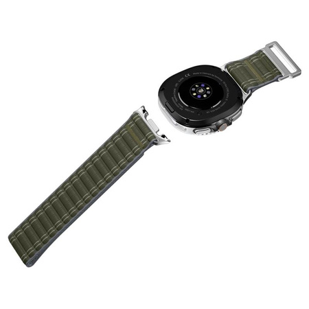 PASEK DO GALAXY WATCH 8 | 8 CLASSIC 40 44 46 mm SPIGEN NYLONOWY ZIELONY