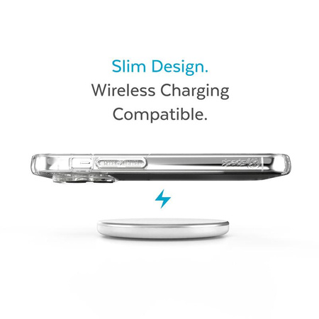 Speck Presidio Perfect-Clear - iPhone 14 Pro Hülle mit MICROBAN-Beschichtung (Transparent)