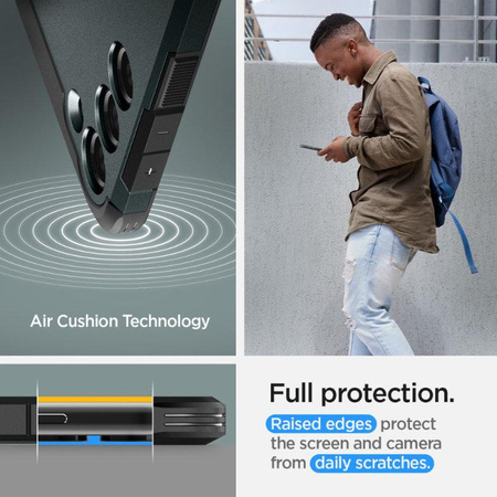 Spigen Tough Armor - Gehäuse für Samsung Galaxy S23 (Abyss Grün)