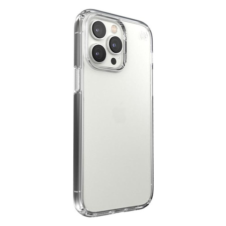 Speck Presidio Perfect-Clear - Coque pour iPhone 14 Pro Max avec revêtement MICROBAN (transparent)