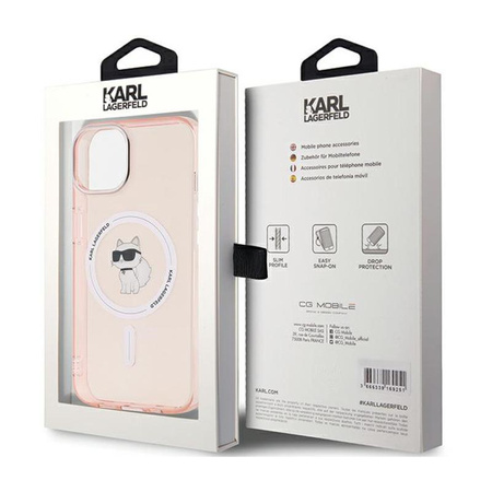 Karl Lagerfeld IML Choupette MagSafe - iPhone 14 / 15 / 13 Case (pink)