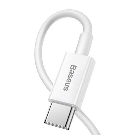 Baseus Superior Series - USB-C Lightning PD 20W csatlakozókábel 0,25m (fehér)