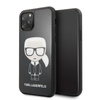 Karl Lagerfeld Double Layer Glitter Iconic - iPhone 11 Pro tok (fekete)