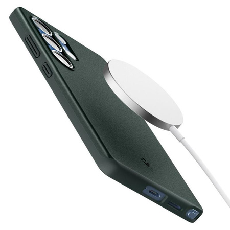 Spigen Thin Fit Mag MagSafe - Hülle für Samsung Galaxy S25 Ultra (Abyss Green)