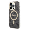 Guess Bundle Pack MagSafe 4G - MagSafe iPhone 14 Pro tok + töltő készlet (fekete/arany)