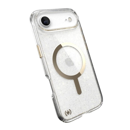 Speck Presidio Lux MagSafe - iPhone Air Case (Glitter / Gold Metallic)