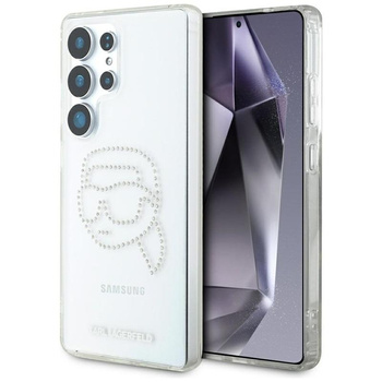 Karl Lagerfeld Strasssteine Karl Head Logo - Samsung Galaxy S25 Ultra Case (Transparent)