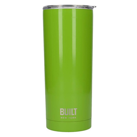 BUILT Vacuum Insulated Tumbler - Thermobecher aus vakuumisoliertem Stahl 600 ml (Grün)