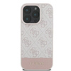 Guess 4G Bottom Stripe - pouzdro pro iPhone 16 Pro Max (růžové)
