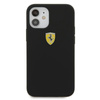 Ferrari On Track Silicone - Coque pour iPhone 12 mini (noir)