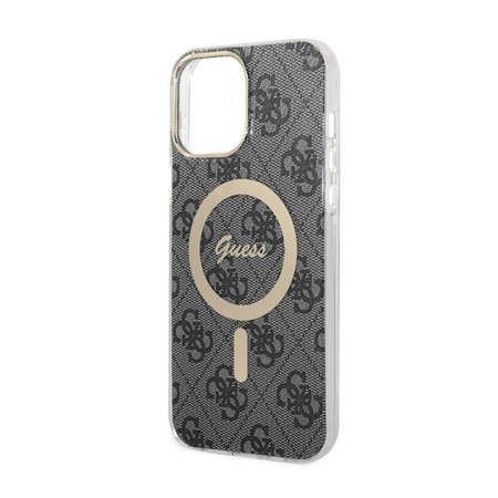 Guess 4G MagSafe - Étui pour iPhone 13 Pro Max (Noir)