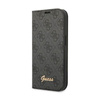 Guess 4G Metal Camera Outline Booktype Case - Coque pour iPhone 14 Pro Max (noir)