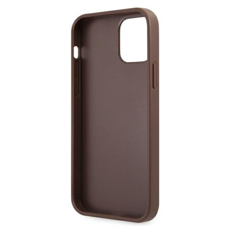Guess 4G Big Metal Logo - Coque iPhone 12 Pro Max (marron)