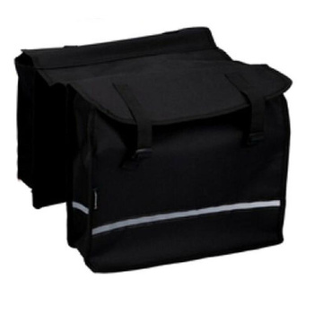 Dunlop - Bike rack bag / pannier large 26 l (Black)