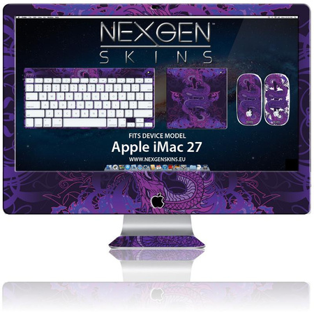 Nexgen Skins - 3D hatású iMac 27" tok skin szett (Serpentine 3D)