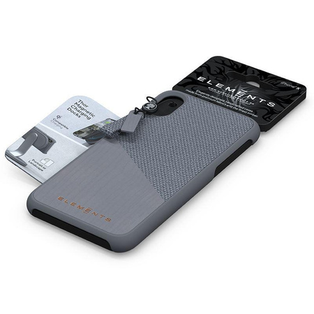 Nordic Elements Original Hel - Drewniane etui iPhone XR (Mid Grey)