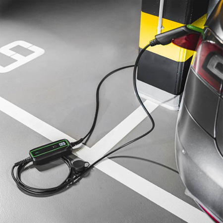 Green Cell - GC EV PowerCable 3.6kW Schuko - Type 1 mobile charger for charging electric cars and plug-in hybrids