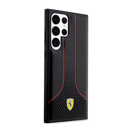 Ferrari Perforated 296P Collection - Samsung Galaxy S23 Ultra Case (black)
