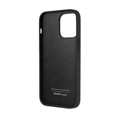 Audi Synthetic Leather - Coque pour iPhone 14 Pro Max (Noir)