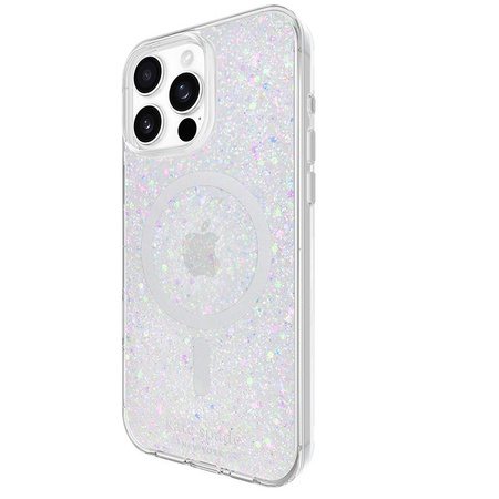 Kate Spade New York Protective MagSafe - Hülle für iPhone 16 Pro Max (Chunky Glitter)