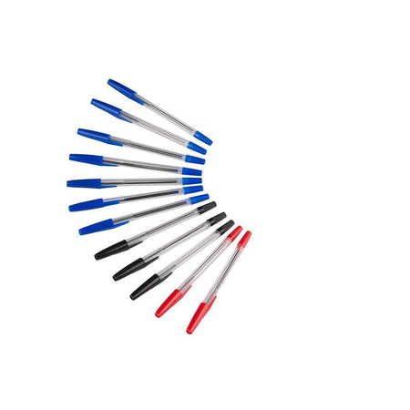 Topwrite - Ballpoint pen set 10 pcs. (Blue/Black/Red)